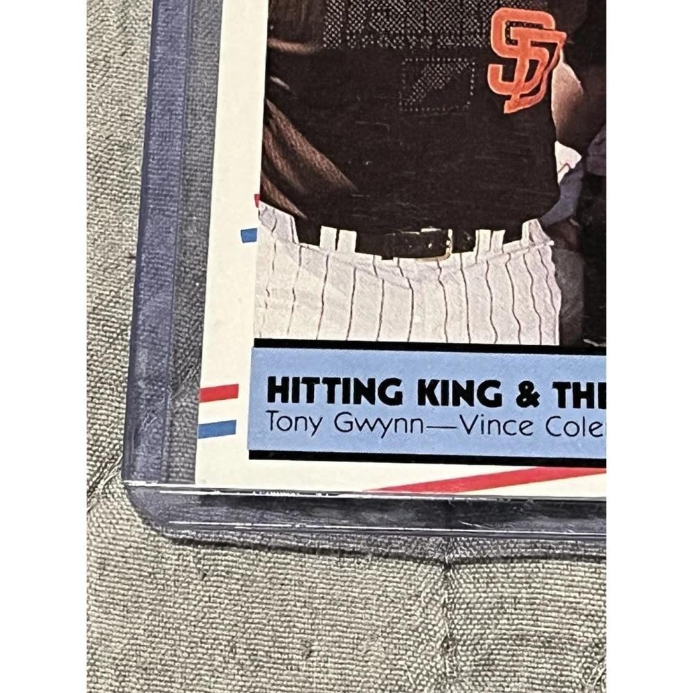1988 Fleer Tony Gwynn Vince Coleman SuperStar Specials